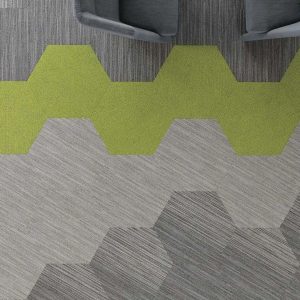 موکت تایل ادرای Linear Hexagon