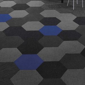 موکت تایل ادرای Plane Hexagon