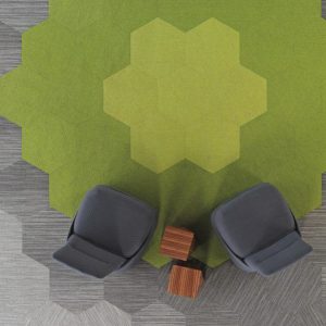 موکت اداری مدل Plane Hexagon
