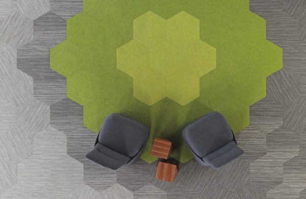 موکت اداری مدل Plane Hexagon